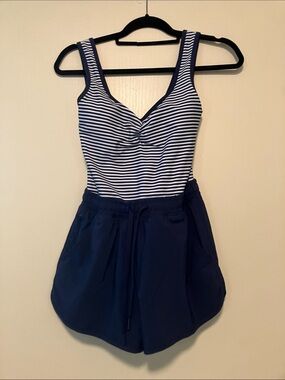 Abercrombie and Fitch YPB striped tank leisure romper size XS